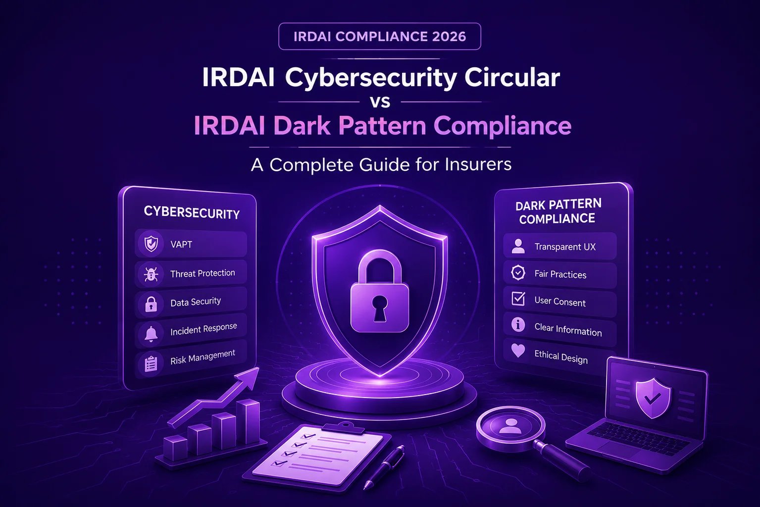 IRDAI Cybersecurity Circular vs IRDAI Dark Pattern Compliance: A Complete Guide for Insurers